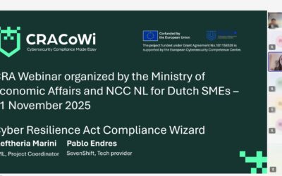 CRACoWi project at the CRA Webinar for Dutch SMEs