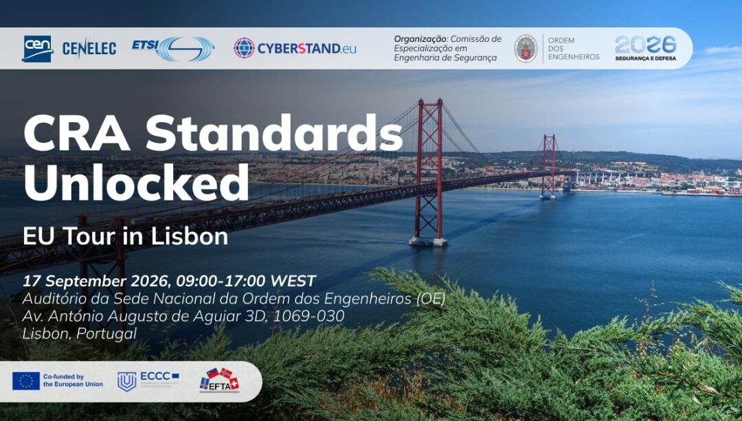 Meet Us at the CRA Standards Unlocked Event in Lisbon